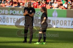 DFB - Pokal - Frauen - Saison 2022/2023 - FC Ingolstadt 04 -  FC Bayern München - Cheftrainer Miren  Catovic (FC Ingolstadt 04 ) Lea Wolski -  - Foto: Meyer Jürgen