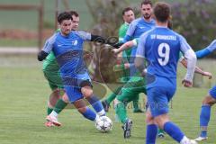 Kreisliga - Saison 2023/24 - SV Lippertshofen - SV Hundszell - Johannes Rindlbacher blau Hundszell - XXXXX - Foto: Meyer Jürgen