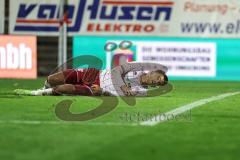 3. Liga; FC Viktoria Köln - FC Ingolstadt 04; Fredrik Carlsen (8, FCI) am Boden Foul