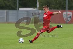 Bayernliga Süd - Saison 2021/2022 - FC Ingolstadt 04 II -  Willibald Fabian (#4 FCI) - Götzendörfer Mario (#23 FCI) - - Foto: Meyer Jürgen