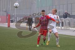 3. Liga; Testspiel, FC Ingolstadt 04 - 1. FC Heidenheim; Zweikampf Kampf um den Ball Tobias Bech (11, FCI) Pick, Florian (17 HDH)