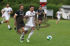Bezirksliga - Saison 2025/26- TSV Gaimersheim - TSV Rohrbach - Domenic Raimann (Nr.32 - TSV Gaimersheim) - Alexander Huber schwarz Rohrbach - Foto: Meyer Jürgen