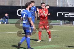 Bayernliga Süd - Saison 2022/2023 - FC Ingolstadt 04 - FC Deisenhofen - Mario Götzendorfer (Nr.23 - FCI II) motiviert seine Mitspieler - Foto: Meyer Jürgen