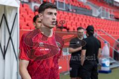 3. Liga; FC Ingolstadt 04 - Erzgebirge Aue; vor dem Spiel Georgios Antzoulas (6, FCI)