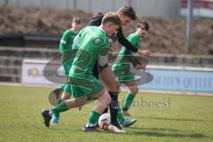 Kreisklasse - Saison 2025/26- TSV Gaimersheim II - SV Lippertshofen - Christoph Katzenbogen schwarz Gaimersheim - Niclas Führer grün Lippertshofen - Foto: Meyer Jürgen