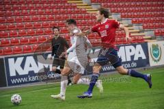 3. Liga - SpVgg Unterhaching - FC Ingolstadt 04 - Dennis Eckert Ayensa (7, FCI) Welzmüller Josef (5 SpVgg)