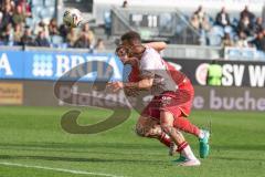3. Liga - Saison 2025/26 - SV Wehen/Wiesbaden - FC Ingolstadt 04  - Marcel Costly (Nr.22 - FCI) - Justin Janitzek (Nr.15 - Wiesbaden) - Foto: Meyer Jürgen