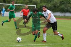 Toto-Pokal Donau/Isar 21/22 - TSV Gaimersheim - FC Gerolfing - Atilla Demir grün Gerolfing - Foto: Meyer Jürgen