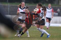 2. Bundesliga Frauen - Saison 2024/25 - FC Ingolstadt 04 Frauen - Eintracht Frankfurt II - Paula Vidovic (Nr.11 - FCI Frauen) - Memminger Emma weiss Frankfurt - Foto: Meyer Jürgen