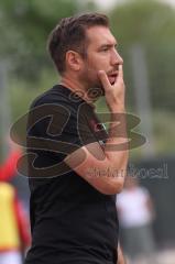 Freundschaftsspiel - Saison 2024/25 - FC Ingolstadt 04 II - TSV Rain/Lech  - Cheftrainer Patrick Schönfeld (FCI U21) - XXXXX - Foto: Meyer Jürgen