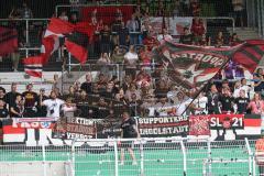 3. Liga - Saison 2026/27 - SC Preussen Münster - FC Ingolstadt 04 -  mitgereiste Fans -  - XXXXX - Foto: Meyer Jürgen