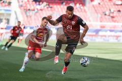 3. Liga; SSV Jahn Regensburg - FC Ingolstadt 04; Marcel Costly (22, FCI) Saller Benedikt (6 Jahn)