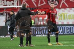 3. Liga; FC Ingolstadt 04 - FSV Zwickau; Spiel ist aus, Unentschieden 0:0, Patrick Schmidt (9, FCI) Rico Preißinger (6, FCI)