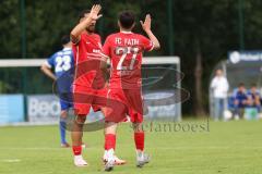 Kreisfreundschaftsspiel - Saison 2024/25 - Kreisfreundschaftsspiel - TSV Ober/Unterh.stadt - FC Fatih -  Der 0:3 Führungstreffer durch - Kerem Arik (Nr.23 - FC Fatih) - jubel -  - XXXXX - Foto: Meyer Jürgen