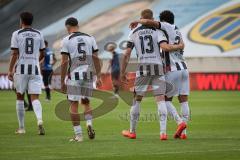 3. Liga - Saison 2026/27 - 1. FC Saarbrücken - FC Ingolstadt 04  - XXXXX - XXXXX - Foto: Meyer Der 0:1 Führungstreffer durch Lars Lokotsch (Nr.13 - FCI) - jubel