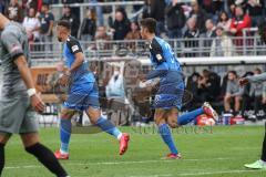 2.BL; FC St. Pauli - FC Ingolstadt 04, Tor ohne Jubel, Merlin Röhl (34, FCI) trifft zum Anschluß 3:1, Fatih Kaya (9, FCI)