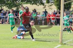 Vorbereitungsspiel - Testspiel - FC Ingolstadt 04 - VFB Eichstätt  - Der 1:0 Führungstreffer durch Doumbouya Moussa (#27 FCI) - Rauh Florian Torwart Eichstätt - jubel - Foto: Jürgen Meyer