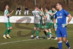 Landesliga - Saison 2025/26 - SV Manching - TSV Schwabmünchen - Der 2:1 Führungstreffer durch Sebastian Graßl (Nr.10 - SV Manching)- jubel - Foto: Meyer Jürgen