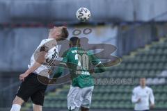 3. Liga - VfB Lübeck - FC Ingolstadt 04 - Stefan Kutschke (30, FCI) Okungbowa Osarenren (20 Lübeck)