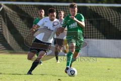 2023_10_22 - Bezirksliga - Saison 2023/24 - TSV Gaimersheim - SV Waldeck - Franz Reinwald (Nr.10 - Gaimersheim) -  - Dominic Hercog weiss Waldeck - Foto: Meyer Jürgen