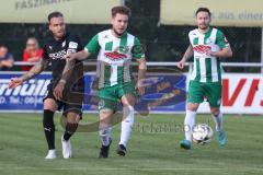 Toto Pokal - Saison 2022/2023 - SV Schalding-Heining - FC Ingolstadt 04 - Patrick Schmidt (Nr.9 - FCI) -Mnemanja Radivojevic (Nr.29 - SV Schalding-Heining) -  Foto: Meyer Jürgen