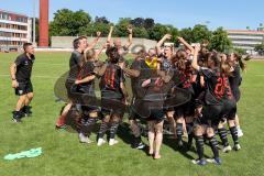 2. Frauen-Bundesliga - Saison 2021/2022 - FC Ingolstadt 04 - TSG 1899 Hoffenheim - Jubel - Der Klassenerhalt ist geschafft - Foto: Meyer Jürgen