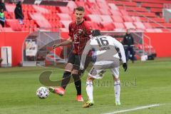 3. Liga - FC Ingolstadt 04 - Waldhof Mannheim - Stefan Kutschke (30, FCI) Garcia Rafael (16 Mannheim)