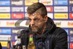 3. Liga; MSV Duisburg - FC Ingolstadt 04; Pressekonferenz, Cheftrainer Torsten Ziegner (MSV)