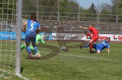 2. Frauen-Bundesliga Süd - Saison 2020/2021 - FC Ingolstadt 04 - SG 1899 Hoffenheim II - Mailbeck Alina (#8 FCI) - Dick Laura Torwart Hoffenheim  - Foto: Meyer Jürgen