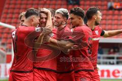 3. Liga; FC Ingolstadt 04 - SSV Jahn Regensburg; Tor Jubel Treffer 1:0 Max Besuschkow (17, FCI) Lukas Fröde (34, FCI) Frederik Christensen (11, FCI) Linus Rosenlöcher (19, FCI) Frederik Christensen (11, FCI) Jonas Scholz (15, FCI) Berkay Öztürk (39 FCI)