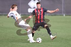 Testspiel ; 3. Liga; FC Ingolstadt 04 - VfR Mannheim; Zweikampf Kampf um den Ball Ryan Malone (16, FCI)