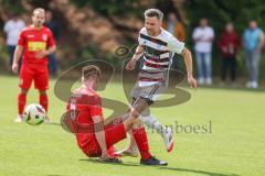 Kreisliga - Saison 2024/25- SV Kasing - TSV Kösching-  - Christian Hartwig weiss Kasing - Gerard Gläser rot Kösching - Foto: Meyer Jürgen