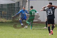 Fussball - Kreisliga - FC Grün Weiss Ingolstadt - FC Fatih Ingolstadt - Adar Gectan grün GW Ing. mit dem 1:1 Ausgleichstreffer - Ali Cakmakci Torwart Fatih Ing. - jubel - Foto: Meyer Jürgen