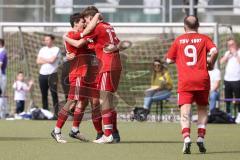 Kreisklasse - Saison 2023/24 - MTV Ingolstadt - TSV Kösching  -  Der 0:1 Führungstreffer durch - Lukas Kastl rot Kösching - jubel - Foto: Meyer Jürgen