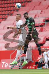 Stefan Kutschke (30, FCI) Sarpei Hans Nunoo (14 Fürth) ; FC Ingolstadt 04 - SpVgg Greuther Fürth; 2.BL; Testspiel