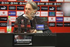 3.Liga - Saison 2022/2023 - FC Ingolstadt 04 -  - Pressekonferenz - Geschäftsführer Sport und Kommunikation Dietmar Beiersdorfer (FCI) -  - Foto: Meyer Jürgen
