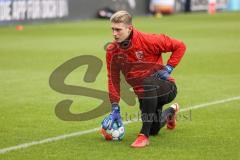 2.BL; 1. FC Heidenheim - FC Ingolstadt 04; vor dem Spiel Torwart Robert Jendrusch (1, FCI)