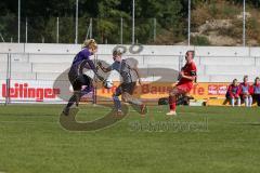 2. Frauen-Bundesliga - Saison 2021/2022 - FC Ingolstadt 04 - FSV Gütersloh -  Maier Ramona (#18 FCI) - Rolle Sarah Torwart Gütersloh - Foto: Meyer Jürgen