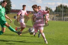 Bezirksliga - Saison 2025/26- TSV Gaimersheim - SVA Palzing - Marcus Keilwerth (Nr.13 - TSV Gaimersheim) - Fabian Radlmaier grün Palzing  - Foto: Meyer Jürgen