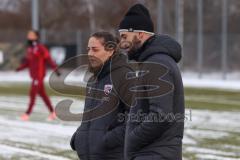 3. Liga - Saison 2025/26 - FC Ingolstadt 04 - Trainingsauftakt nach der Winterpause - Cheftrainerin Sabrina Wittmann (FCI) im Gespräch mit Nico Antonitsch - XXXXX - Foto: Meyer Jürgen