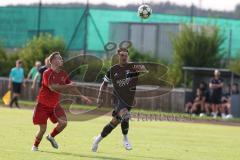 Kreispokal - Saison 2025/26- SV Eitensheim- TSV Gaimersheim  - Mathias Ernst rot Eitensheim - Domenic Raimann schwarz Gaimersheim - Foto: Meyer Jürgen