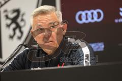3. Liga; FC Ingolstadt 04 - FC Viktoria Köln; Interview Pressekonferenz Cheftrainer Olaf Janßen (VK)