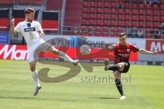 3. Liga; FC Ingolstadt 04 - SV Elversberg; Dominik Franke (3 FCI) Neubauer Maurice (33 SVE)