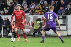 3. Liga; VfL Osnabrück - FC Ingolstadt 04; Max Plath (14 FCI) Jacobsen Bjarke (15 VFL)