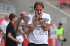 3.Liga - Saison 2022/2023 - FC Ingolstadt 04 -  1. FC Saarbrücken - Cheftrainer Rüdiger Rehm (FCI) - Foto: Meyer Jürgen