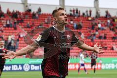 DFB Pokal; FC Ingolstadt 04 - Erzgebirge Aue; Tor, Jubel, 1:0 Filip Bilbija (35, FCI)