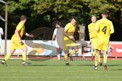 2023_10_22 - Kreisklasse - Saison 2023/24 - TSV Ingolstadt Nord - FC Gelbelsee - Der 1:2 Anschlusstreffer durch  Mathias Regler #5 Gelbelsee - jubel - Foto: Meyer Jürgen