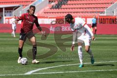 3. Liga - FC Ingolstadt 04 - FSV Zwickau - Caniggia Ginola Elva (14, FCI) Nkansah Steffen (25 Zwickau)