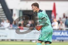 Toto-Pokal - VfB Forstinning - FC Ingolstadt 04; Torwart David Klein (47, FCI)