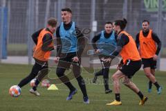 2.BL; FC Ingolstadt 04 - Trainingsstart nach Winterpause, Neuzugänge, Stefan Kutschke (30, FCI) Jonatan Kotzke (25, FCI) Denis Linsmayer (23, FCI)